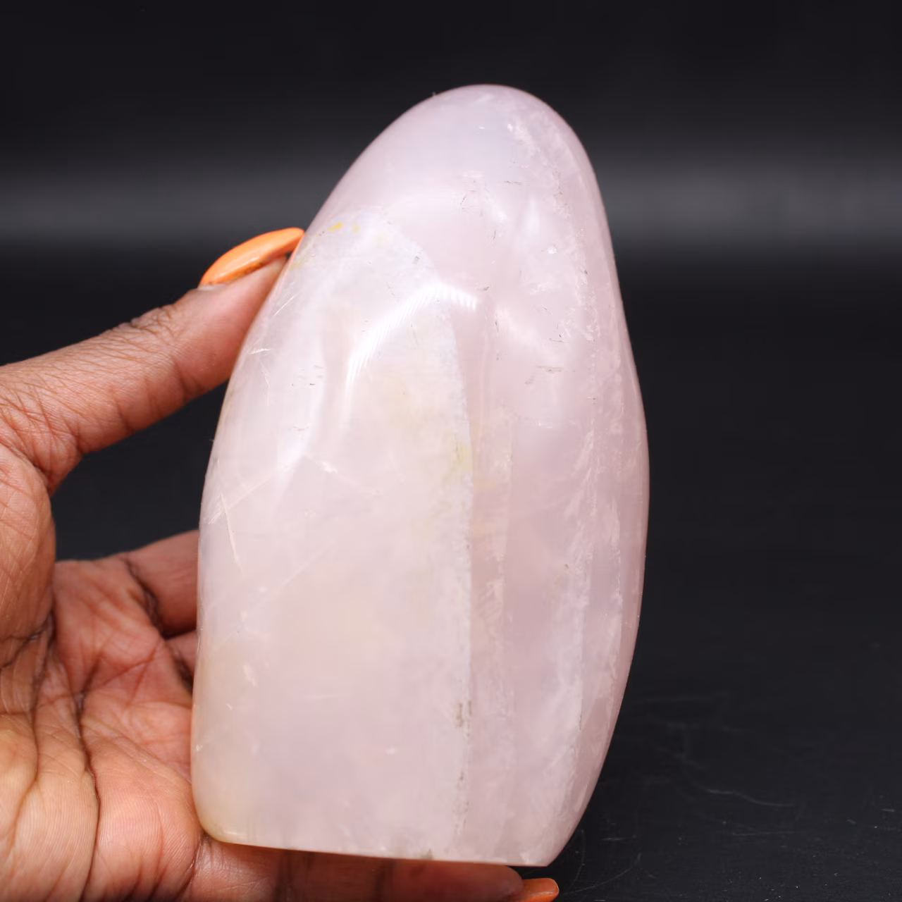 Pedra decorativa de quartzo rosa
