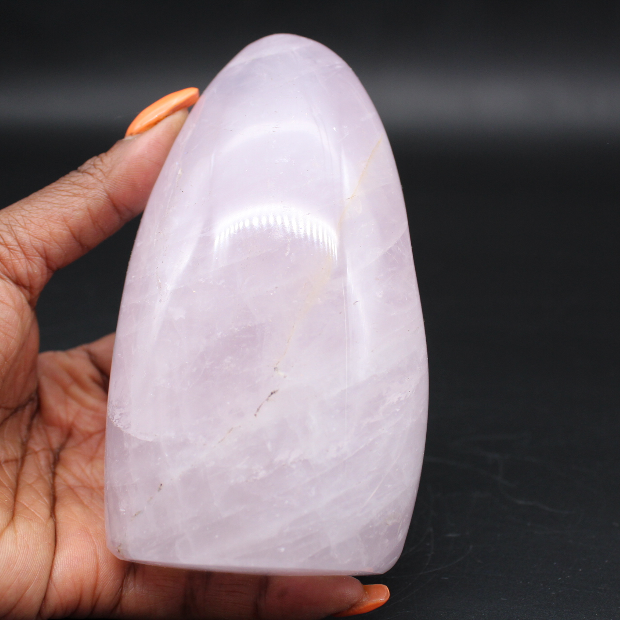 Forma livre de quartzo rosa