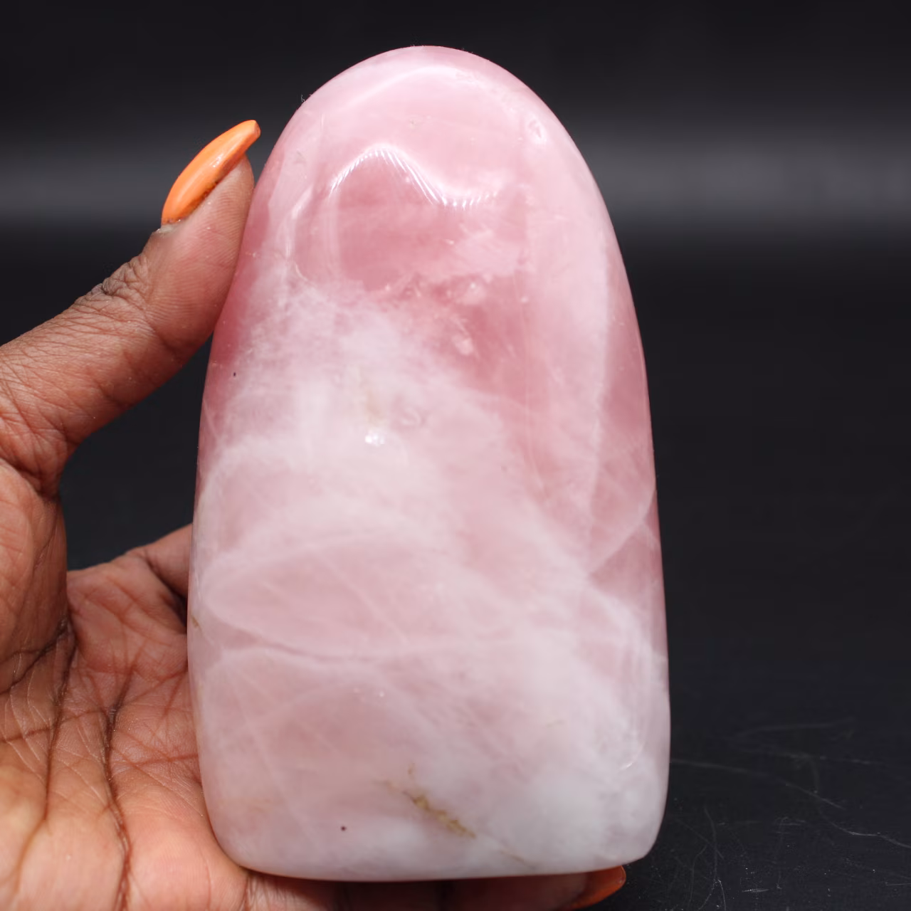 Pedra natural em quartzo rosa