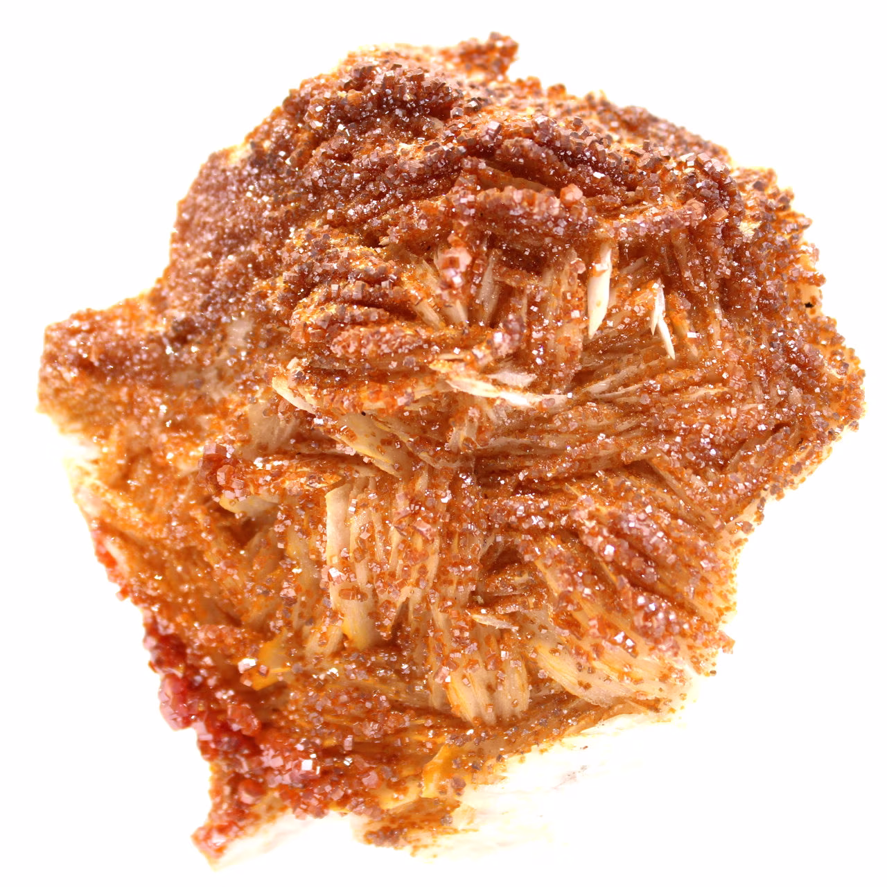 Cristais naturais de vanadinita