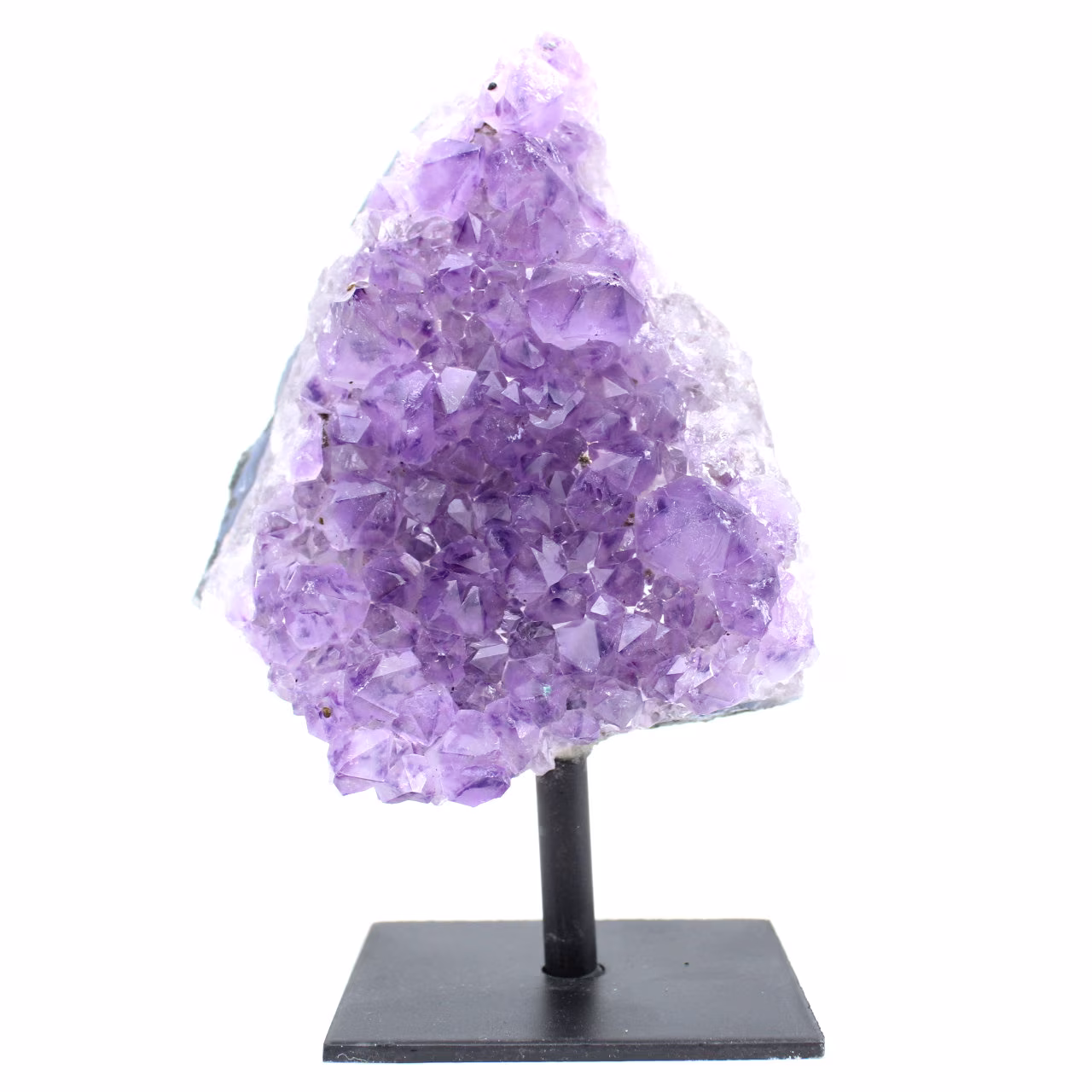 Pedra ametista natural com base