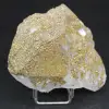 Pedra de pirita sobre calcita - 0