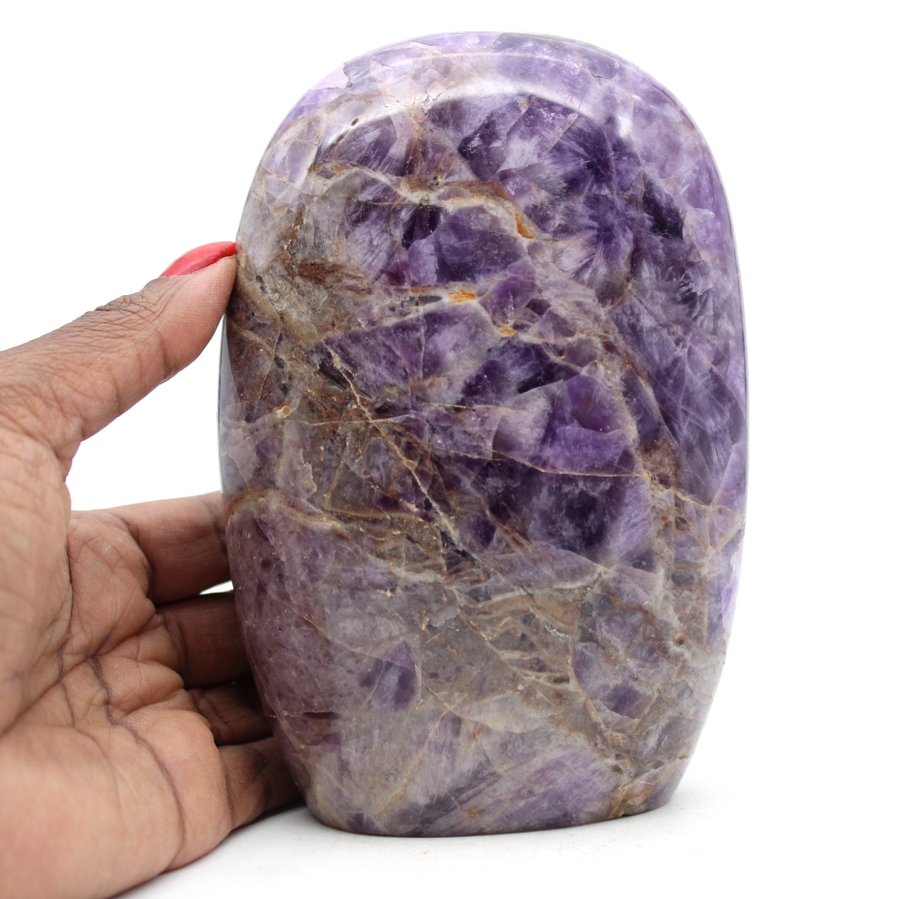 Pedra ametista polida