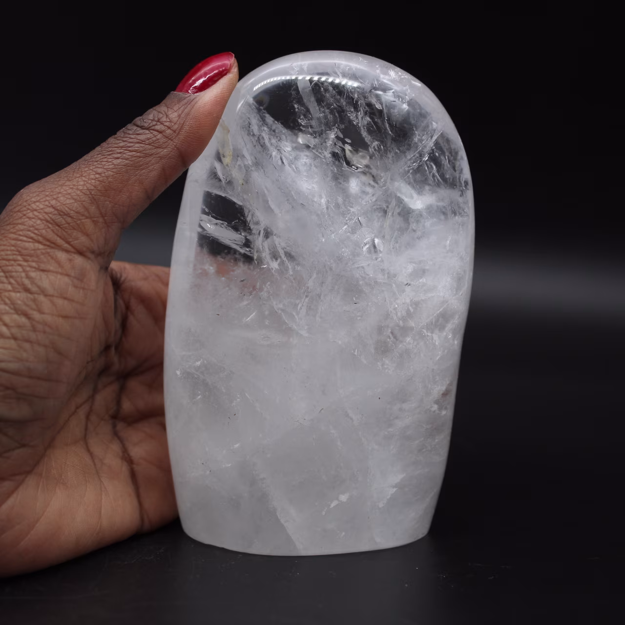 cristal de rocha polido