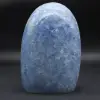 Forma livre polida de calcita azul - 0