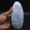 Calcita azul ornamental natural - 4