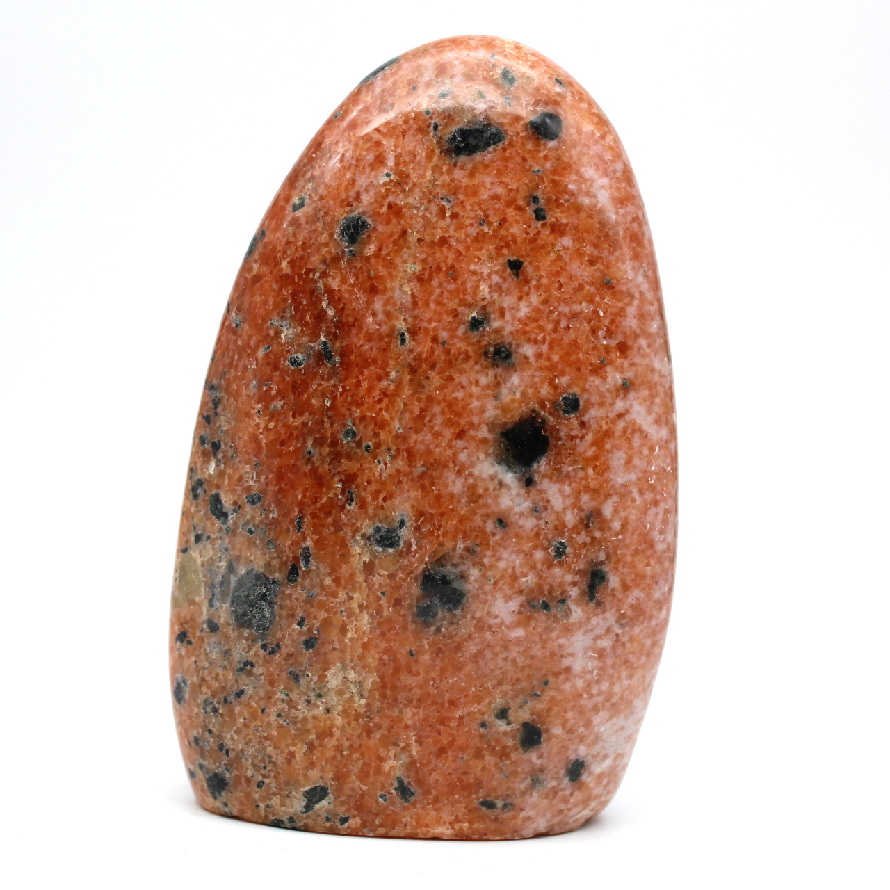 Calcita laranja natural decorativa