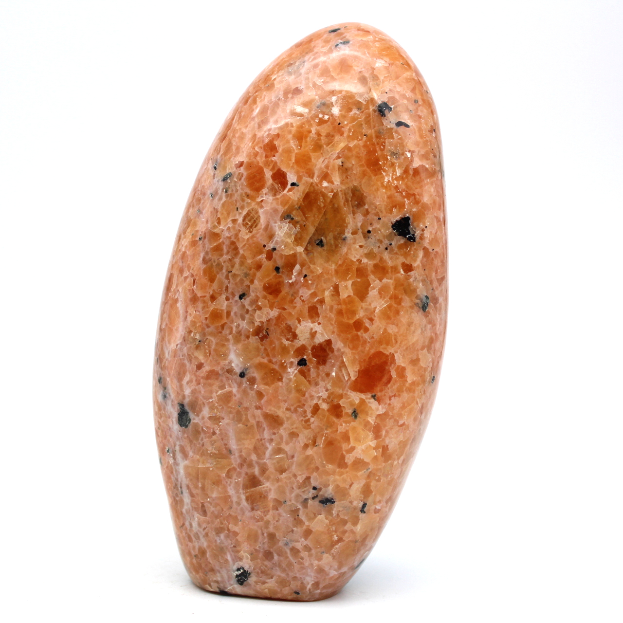 Bloco de calcita laranja para colocar