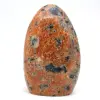 Pedra de calcita laranja polida - 0