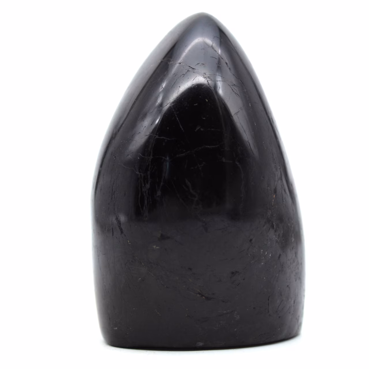 Turmalina negra natural para decoração