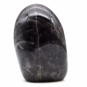 Pedra polida de quartzo fumê