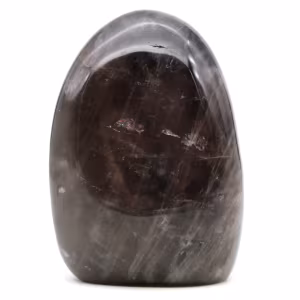 Pedra polida de quartzo fumê