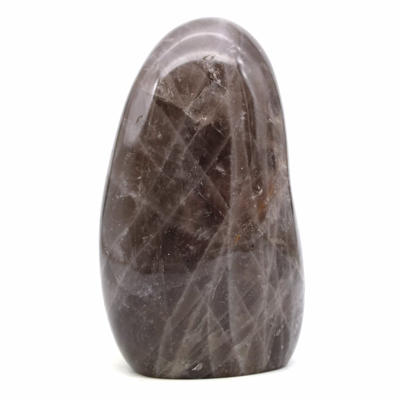 Quartzo esfumaçado natural decorativo