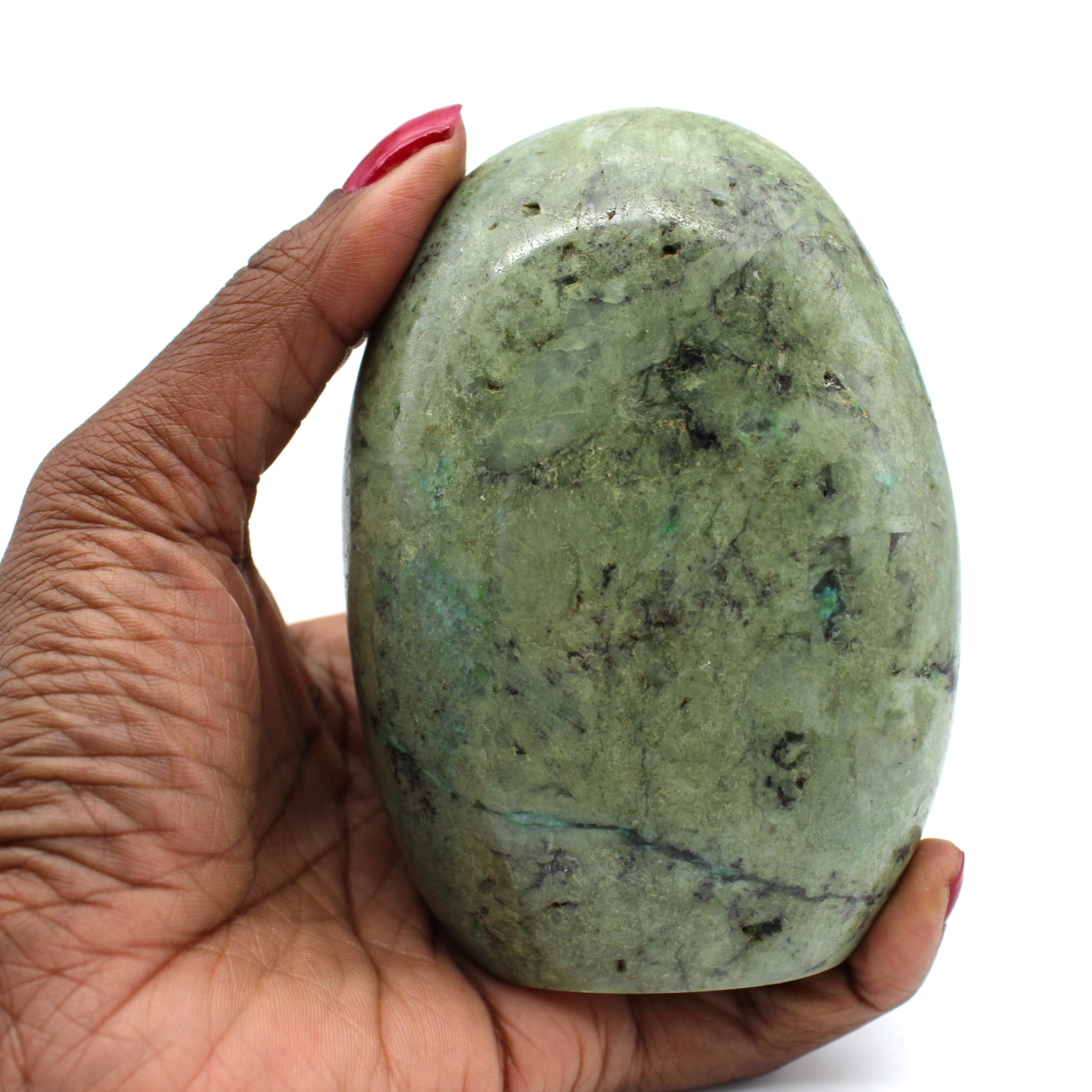 Feldspato verde para coleção