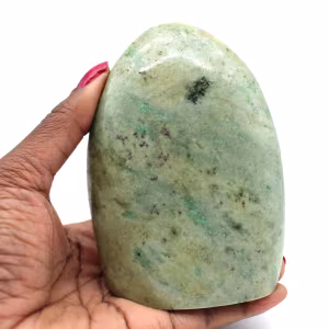 Feldspato verde ornamental natural