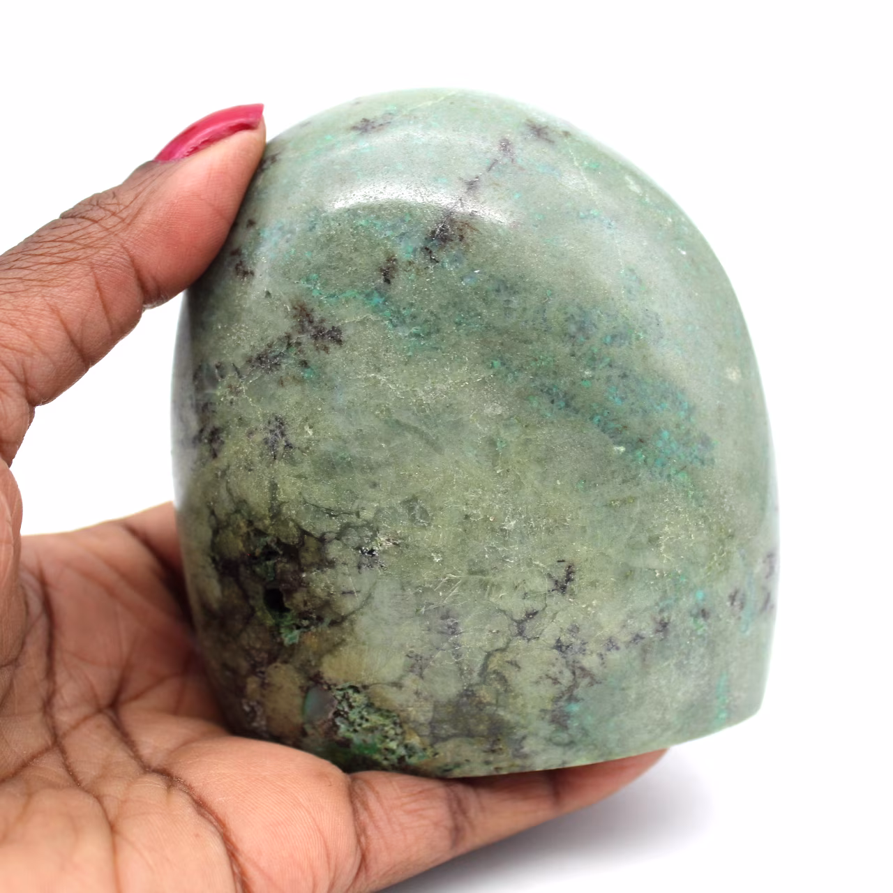 Pedra de feldspato verde