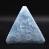 Blauwe calciet piramide - 2