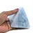Blauwe calciet piramide