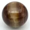 Esfera de calcita marrom - 0