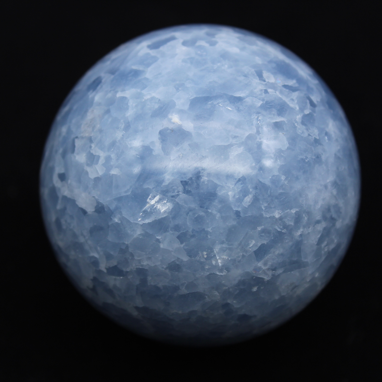 Esfera de calcita azul