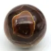 Esfera de calcita marrom - 0