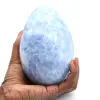 Ovo mineral de calcita azul - 0