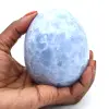 Ovo mineral de calcita azul - 0