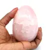 Ovo mineral de quartzo rosa - 0