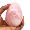 Ovo mineral de quartzo rosa - 0