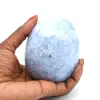 Ovo mineral de calcita azul - 0