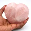 Coração de quartzo rosa - 0