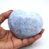 Coração de calcita azul - 0