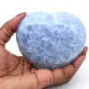 Coração de calcita azul - 0