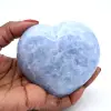 Coração de calcita azul - 0