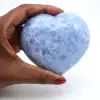 Coração de calcita azul - 0