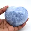Coração de calcita azul - 0
