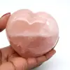 Coração de quartzo rosa - 0