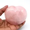 Coração de quartzo rosa - 0