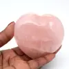 Coração de quartzo rosa - 0