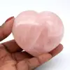 Coração de quartzo rosa - 0