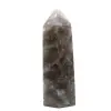 Gepolijst rookkwarts prisma - 2