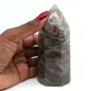 Gepolijst rookkwarts prisma - 1