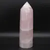 prisma de quartzo rosa - 0