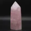 prisma de quartzo rosa - 0