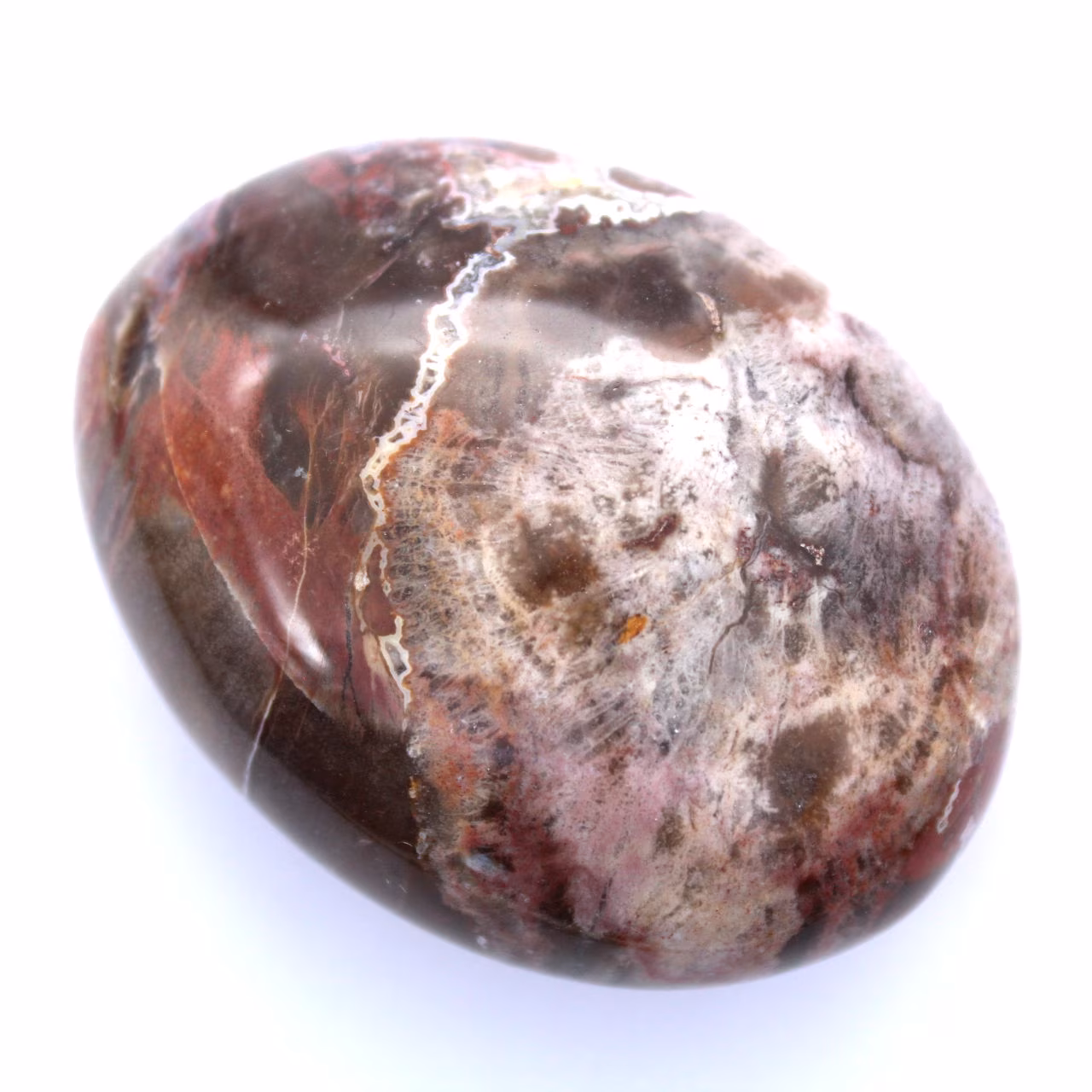 Seixo jaspe vermelho