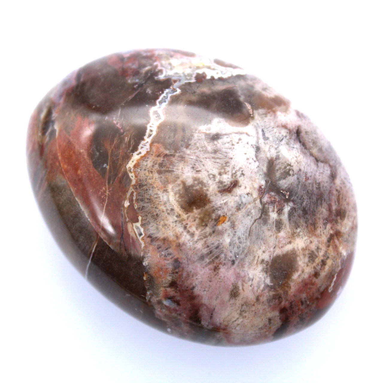 Seixo jaspe vermelho