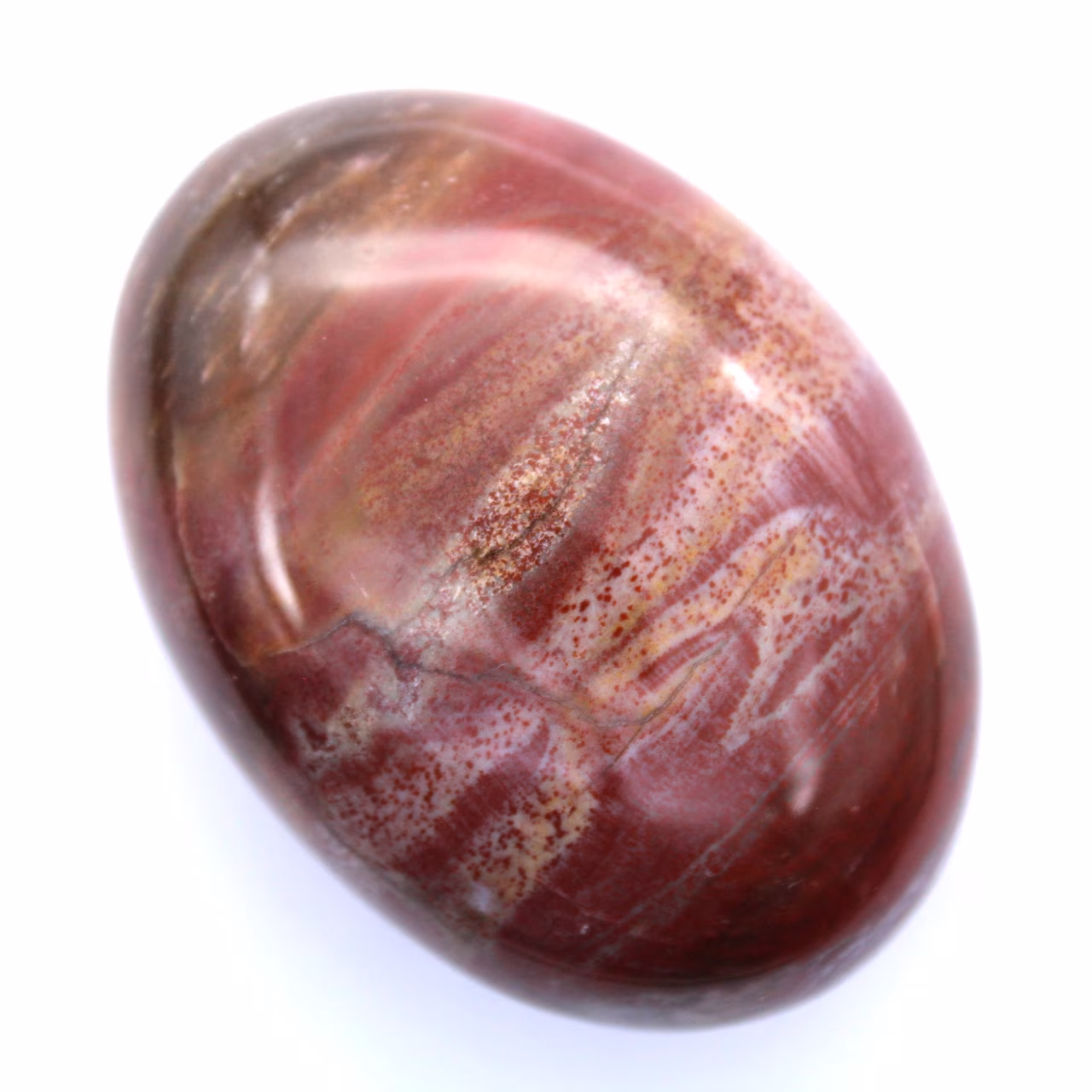 Seixo jaspe vermelho
