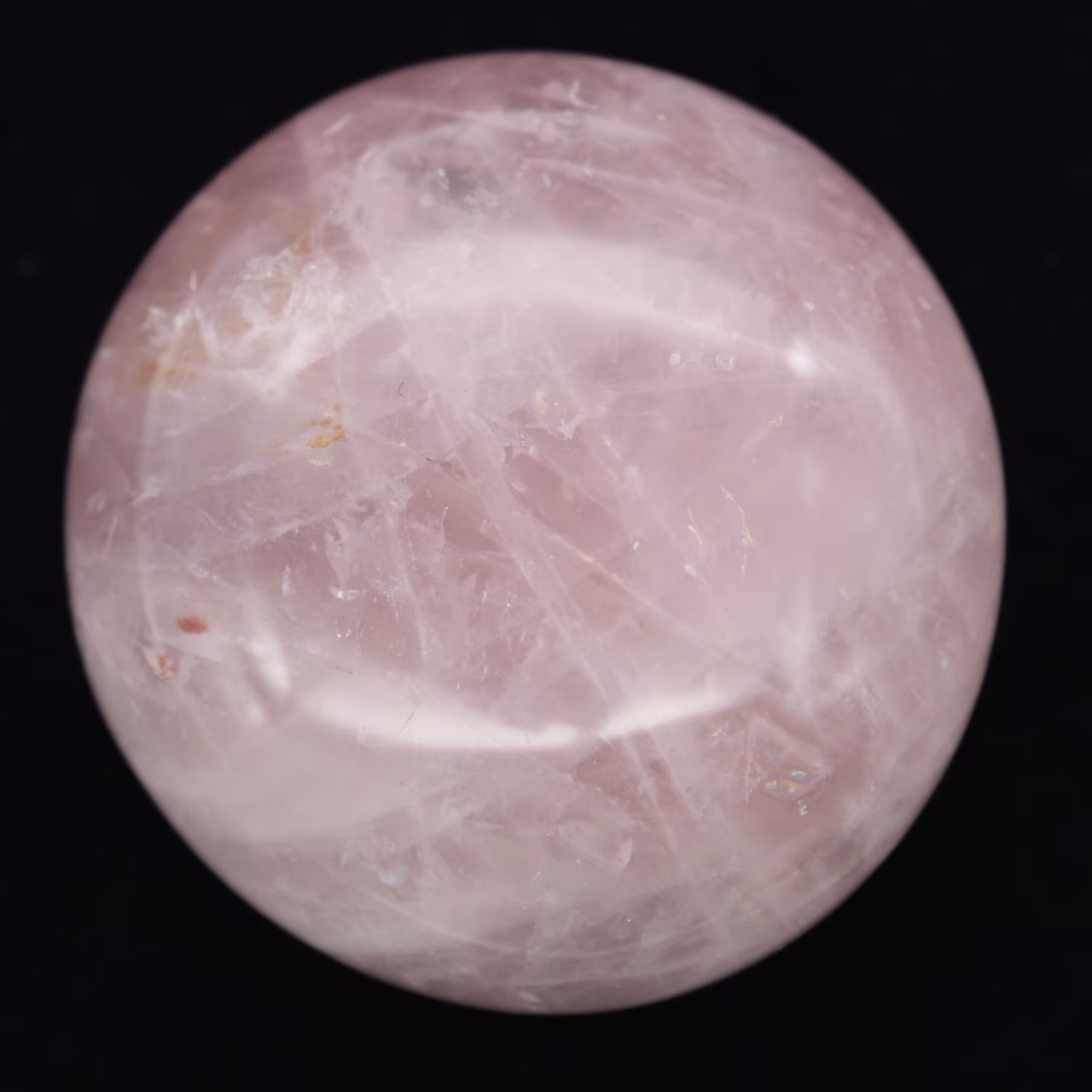 Pedras de quartzo rosa
