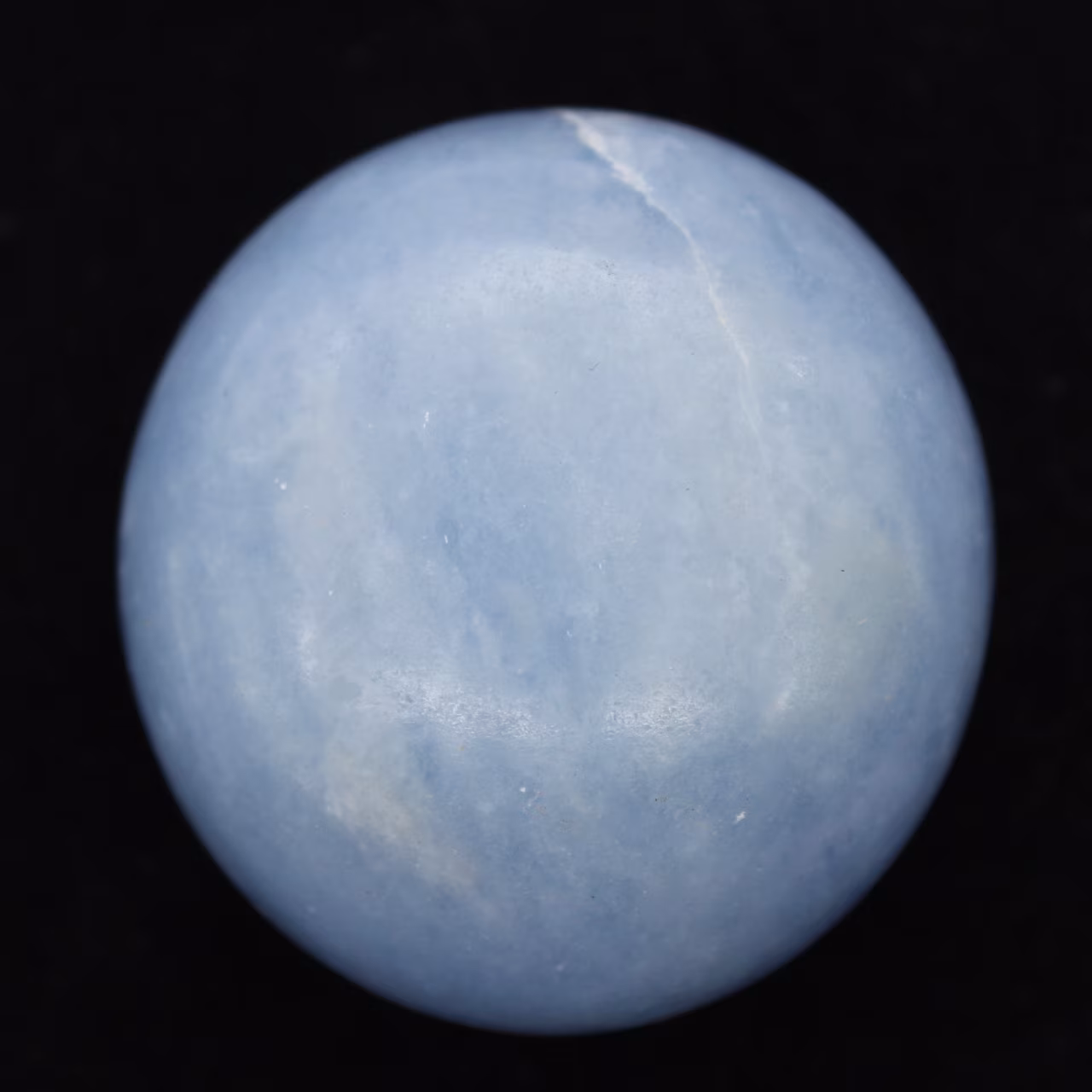 Seixos de calcita azul