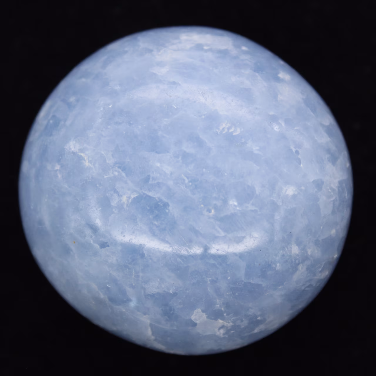 Seixos de calcita azul